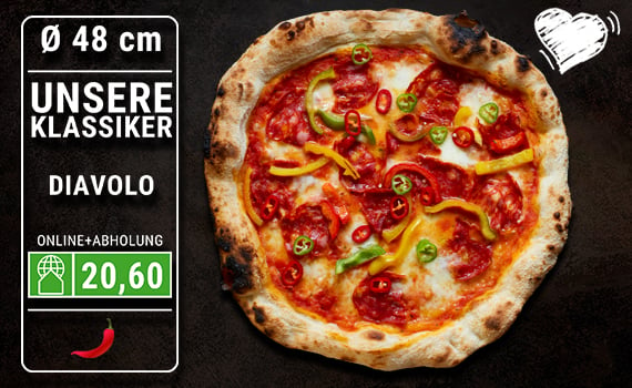 Pizza Diavolo Ø 48cm