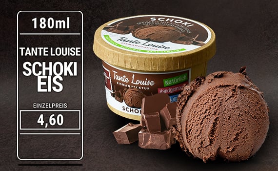 Schoki Eis - Becher 180ml von Tante Louise