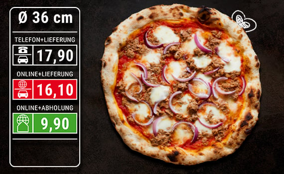 Pizza Tonno Ø 36cm