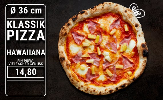 Pizza Hawaiiana Ø 36cm