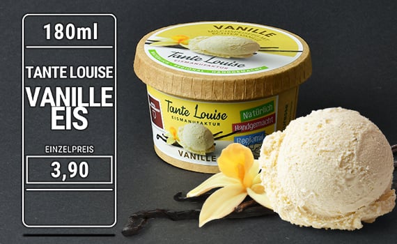 Vanille Eis - Becher 180ml von Tante Louise