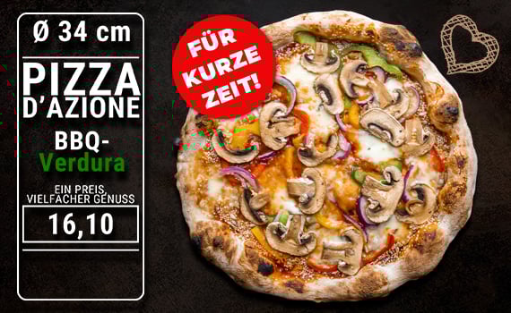 Pizza BBQ-Verdura