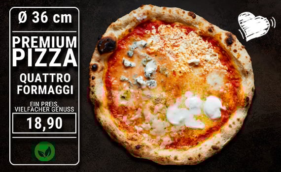 Pizza Quattro Formaggi Ø 36cm