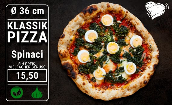 Pizza Spinaci Ø 36cm