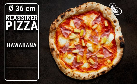 Pizza Hawaiiana, Ø 36cm