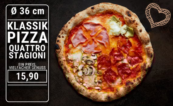 Pizza Quattro Stagioni Ø 36cm