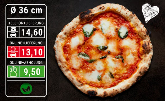 Pizza Margherita Ø 36cm