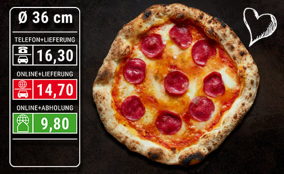 Pizza Salami  Ø 36cm