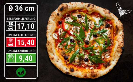 Pizza Vegetariana Ø 36cm
