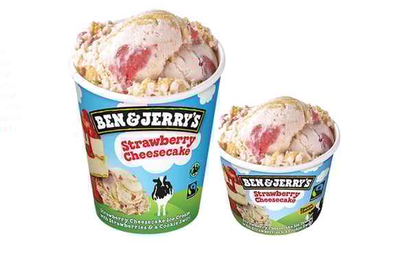 Ben & Jerry's Strawberry Cheesecake