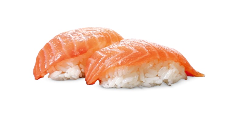 Nigiri Sake - 2 Stück Nigiri Sake - 2 Stück