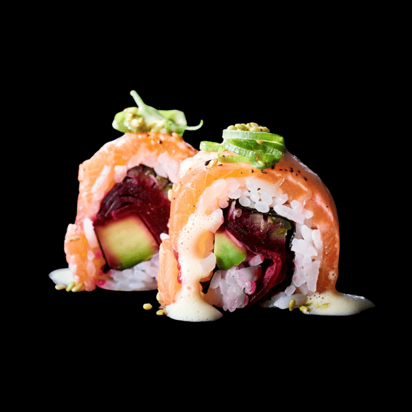 BLOODY SALMON ROLL - 8pc. - BLOODY SALMON ROLL - 8pc. -