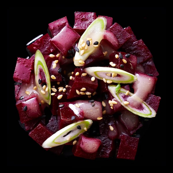 JAPANESE ROTE BETE SALAT JAPANESE ROTE BETE SALAT