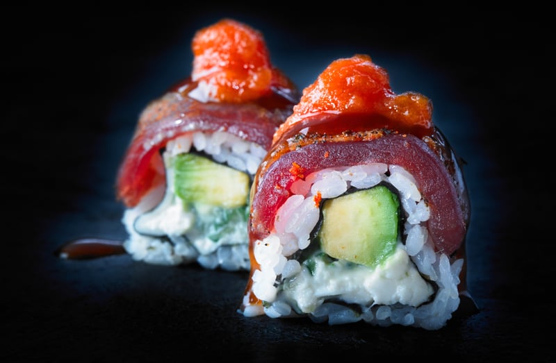 SUMMER TUNA ROLL - 8pc. - SUMMER TUNA ROLL - 8pc. -