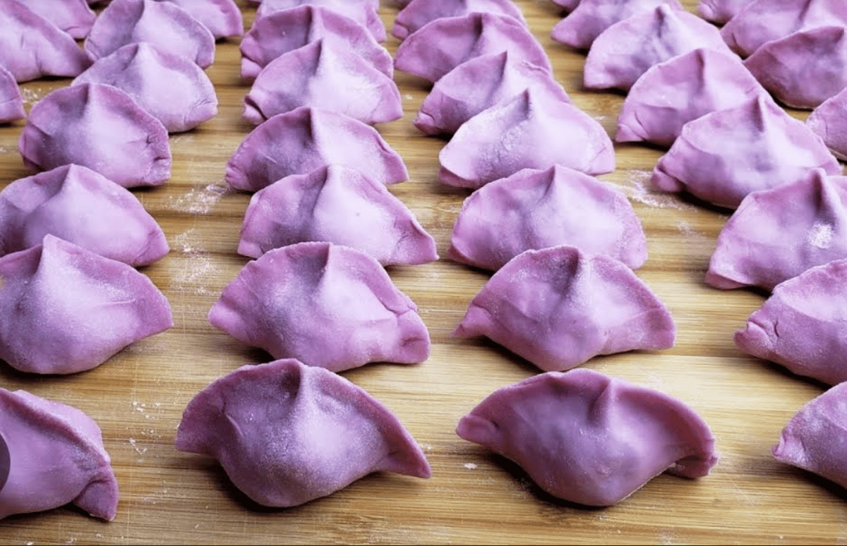Mustard Vegetable Dumplings