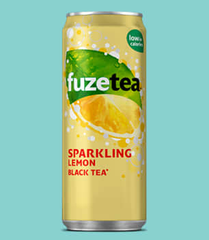 Fuze Tea Sparkling Lemon Black Tea